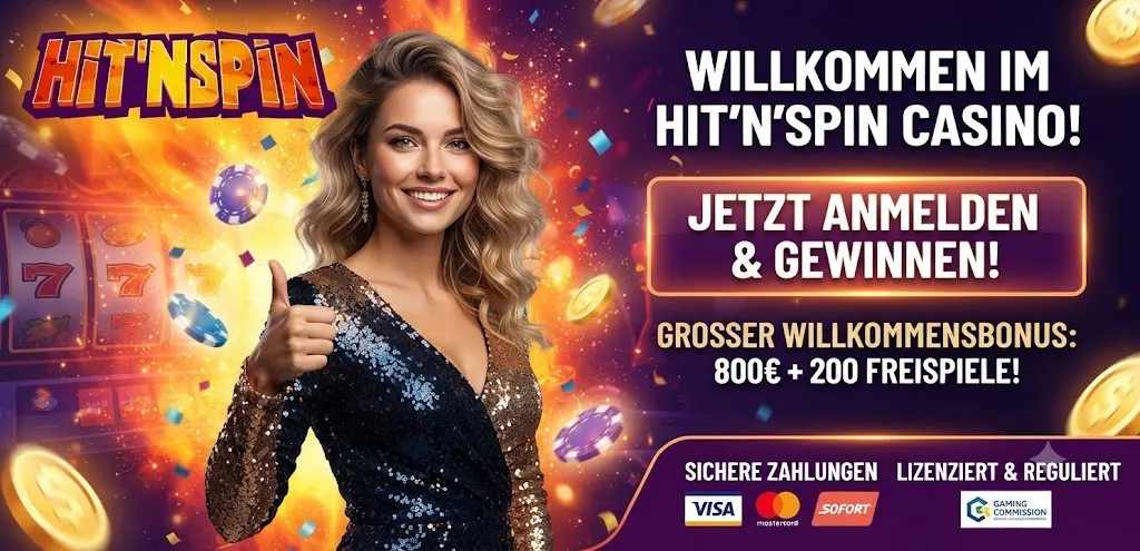 HitnSpin Casino Startseite